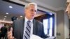 House Majority Leader Kevin McCarthy, R-Calif., speaks with a reporter on Capitol Hill prior to a vote on legislation tightening controls on travel to the U.S., Dec. 8, 2015.