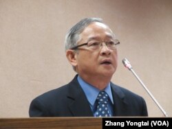 台湾执政党国民党立委林郁方(美国之音张永泰拍摄)