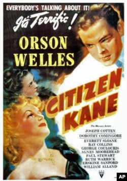 Orson Welles' "Citizen Kane" is considered by many critics to be the greatest film ever made