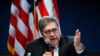El fiscal general William Barr durante una mesa redonda sobre tráfico humano, celebrada en Georgia, Atlanta, el 21 de septiembre de 2020.