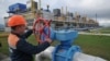 На украинской газораспределительной станции Воловец. Архивное фото
