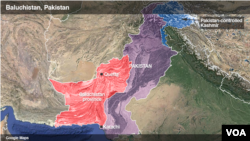 Peta Baluchistan, Pakistan