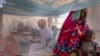 Sudanese children suffering from malnutrition are treated at a Medecins Sans Frontieres clinic in Metche Camp, Chad, near the Sudanese border, on April 6, 2024.