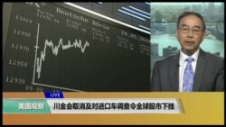 VOA连线(方冰):川金会取消及对进口车调查令全球股市下挫