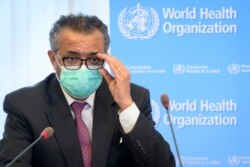 Direktur Jenderal WHO Tedros Adhanom Ghebreyesus berbicara di Jenewa, Swiss (foto: dok).