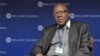 Zimbabwe Finance Minister Tendai Biti addressing forum The Atlantic Council, Washington, DC, April 2012.