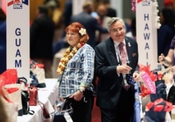 Delegates gather for the first day of the Republican National Convention, August 24, 2020, in Charlotte, N.C.
