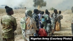 Wasu matan da aka ceto daga hannun Boko Haram