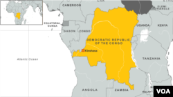 Carte de la RDC