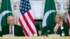 Secretary of State John Kerry and Pakistan Foreign Affairs Adviser Sartaj Aziz participate in the U.S.-Pakistan Strategic Dialogue meeting at the State Department in Washington, Feb. 29, 2016.