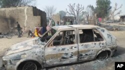 Le village de Dalori, dans le nord-est du Nigeria, a été attaqué par Boko Haram. Photo prise dimanche 31 janvier 2016.
