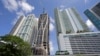 Huge Construction Cranes Loom Over Miami as Irma Threatens