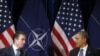Президент США Барак Обама і генеральний секретар НАТО Андерс Фоґ Расмуссен, Брюссель, 26 березня 2014 року