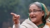 প্রাক্তন প্রধানমন্ত্রী শেখ হাসিনা। ফাইল ফটোঃ ৬ জানুয়ারি, ২০২৪। 