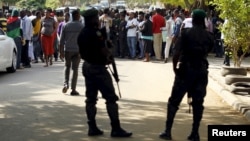 Une manifestation en soutien au leader pro-Biafra Nnamdi Kanu, le 1er décembre 2015 à Abuja. (REUTERS/Afolabi Sotunde - RTX1WMPV)