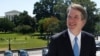 Brett Kavanaugh arrive à son rendez vous avec le Senateur républicain Mitch McConnell à Washington, le 10 juillet 2018